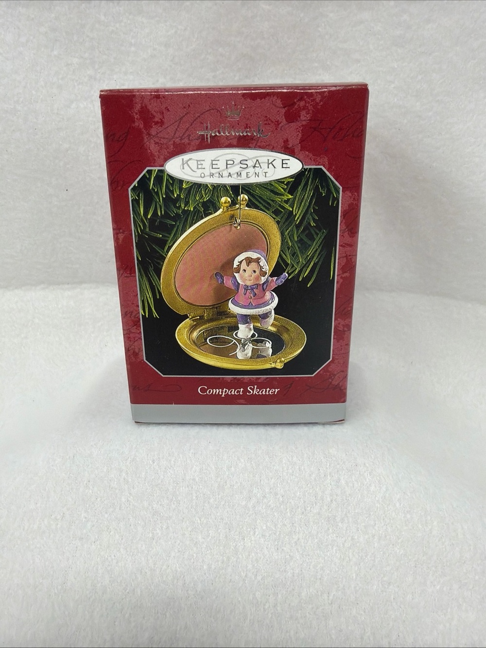 Hallmark keepsake ornament compact skater 1998